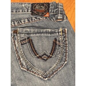 Lucky Brand Jeans Size 12/31 Y2K Too Tough To Die Dungarees "Meggie" Low Rise‎